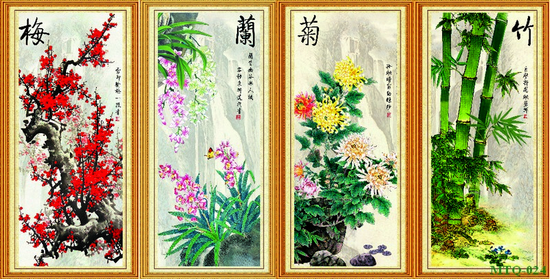 Tranh tứ quý MTQ-024